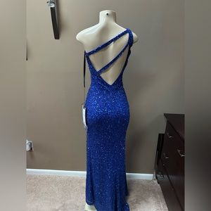 Royal blue prom dress